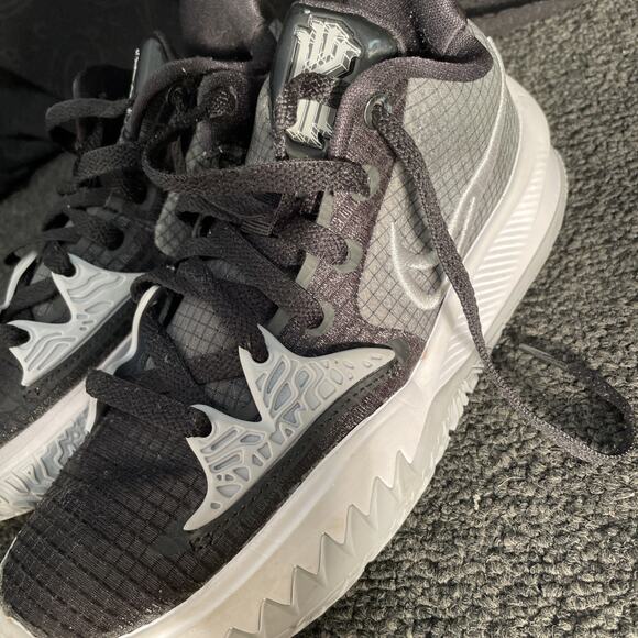 Size 5- Nike Kyrie 4 TB Low Black Wolf Grey Suede Leather (DA7803-003) EUC main image 8